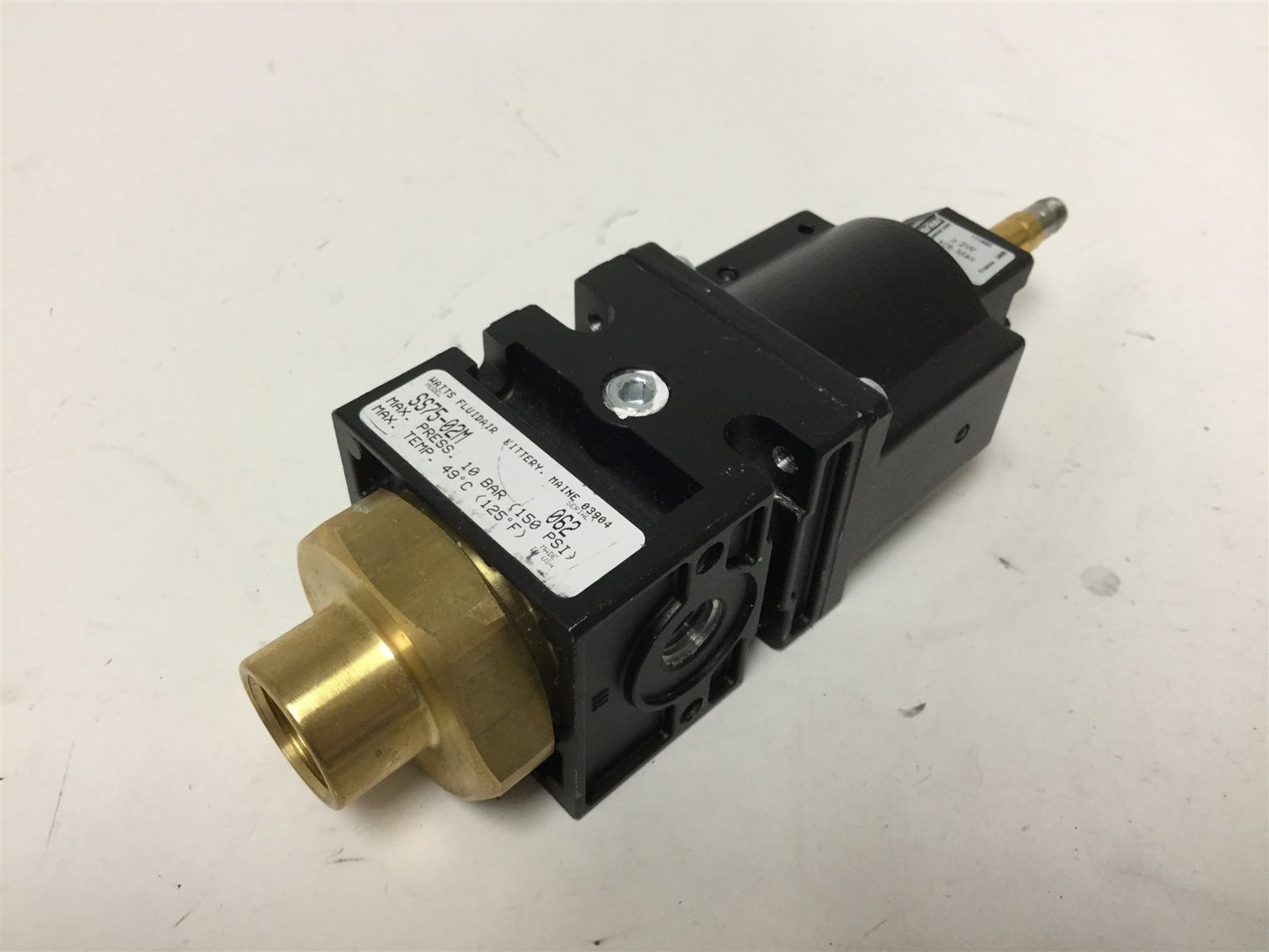 Used Parker Watts SS75-02M Soft Start Valve, Pressure: 150psi, *Missing Solenoid Coil