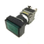 Used Alcoswitch 164TL Green Momentary Illuminated Push Button NO/NC Voltage 250VAC 5A