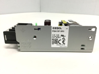 New Cosel PBA15F-3R3 Power Supply, Input Voltage: 100-240VAC, Output: 3.3V 3.0A