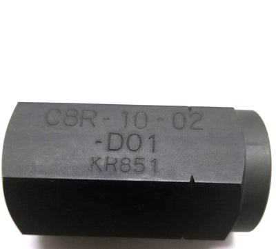 New Kawasaki C8R-10-02-D01 Inline Hydraulic Diaphragm Valve 3/8" NPT to 3/8" NPT