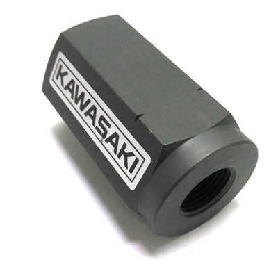 New Kawasaki C8R-10-02-D01 Inline Hydraulic Diaphragm Valve 3/8" NPT to 3/8" NPT