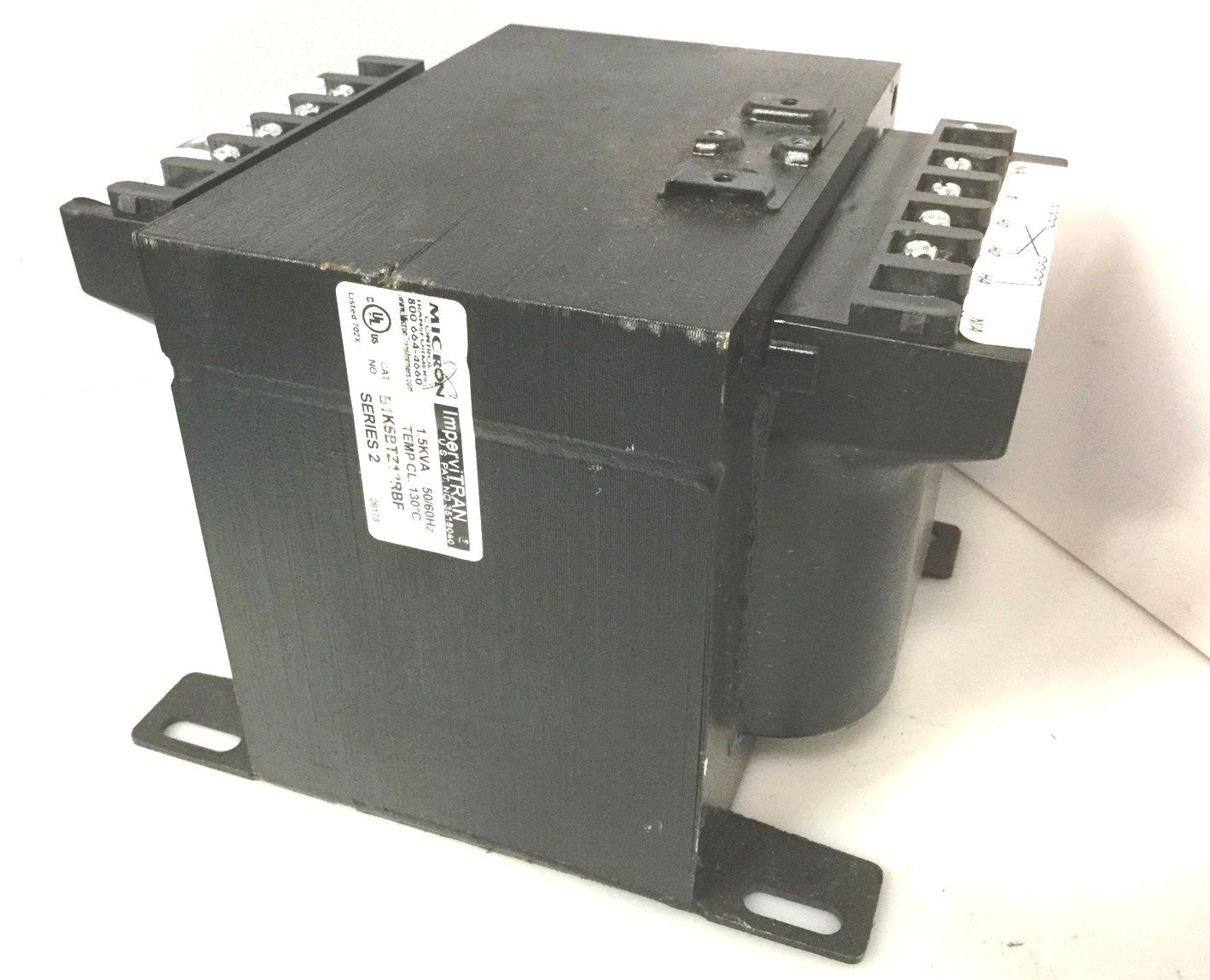 Used Micron B1K5BTZ13 ImperviTran P:220-240/440-480 S:110-120VAC 1500VA 1Ph *Tested