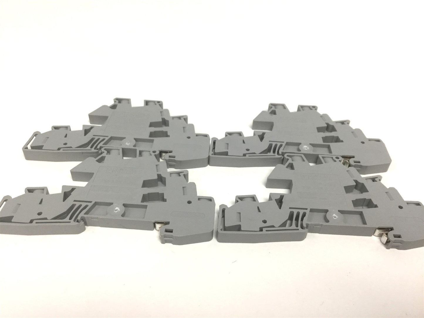 Used Lot of 4 Phoenix Contact PIK 4-PE/L/L Installation Ground Terminal Blocks