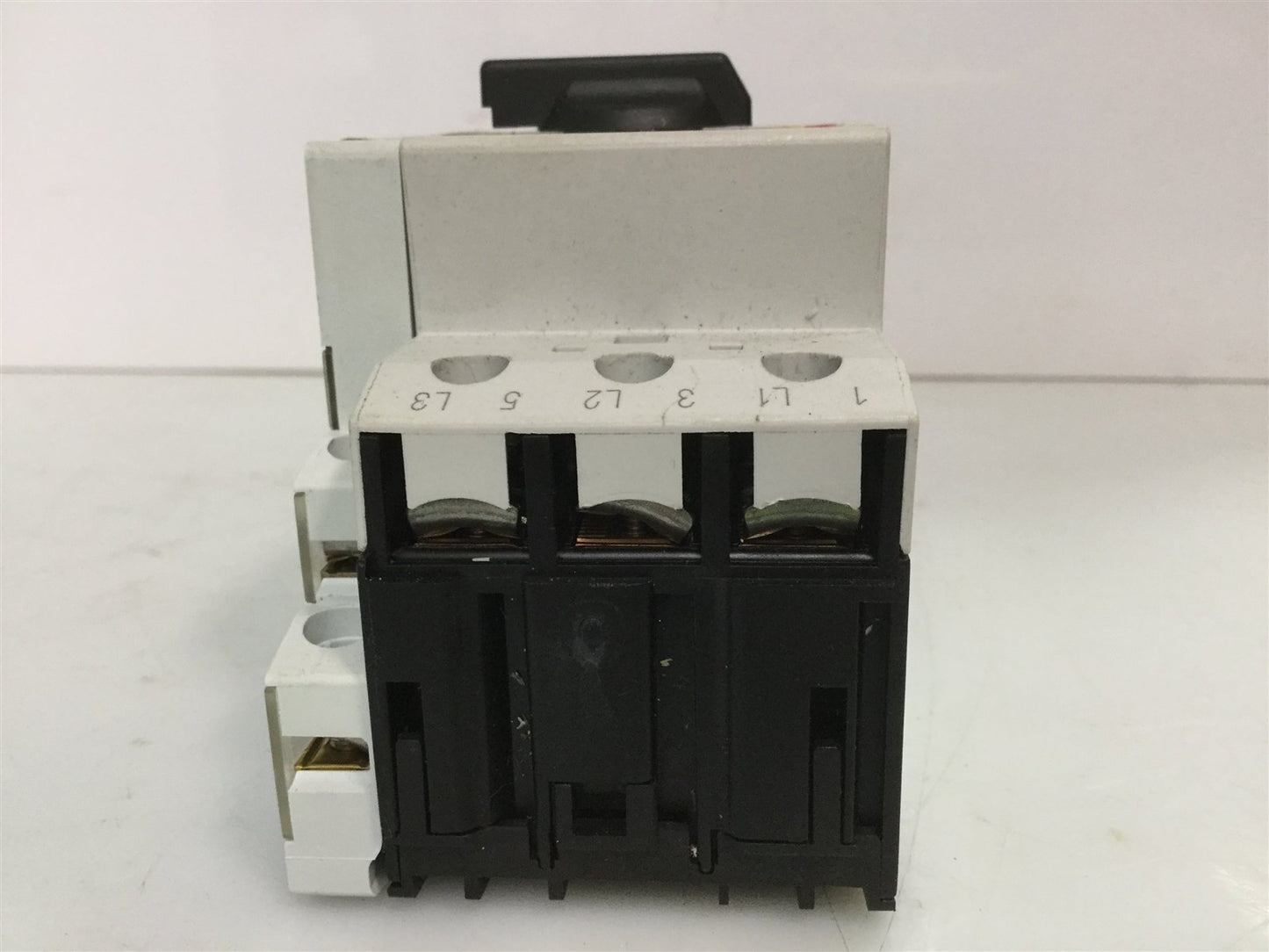 Used Moeller PKZMO-1,6 Manual Motor Starter 0-1.6A w/ Aux Block NHI11-PKZ0 6A