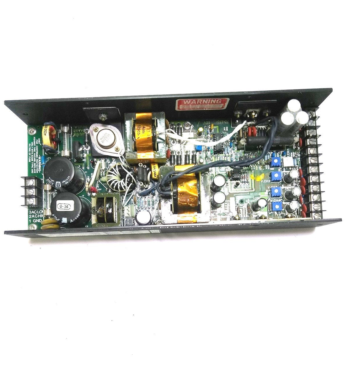 New ACDC Electronics RM124B-2442 Power Supply 5V 15A x2 15V 1.5A 5V 1.5A 115VAC