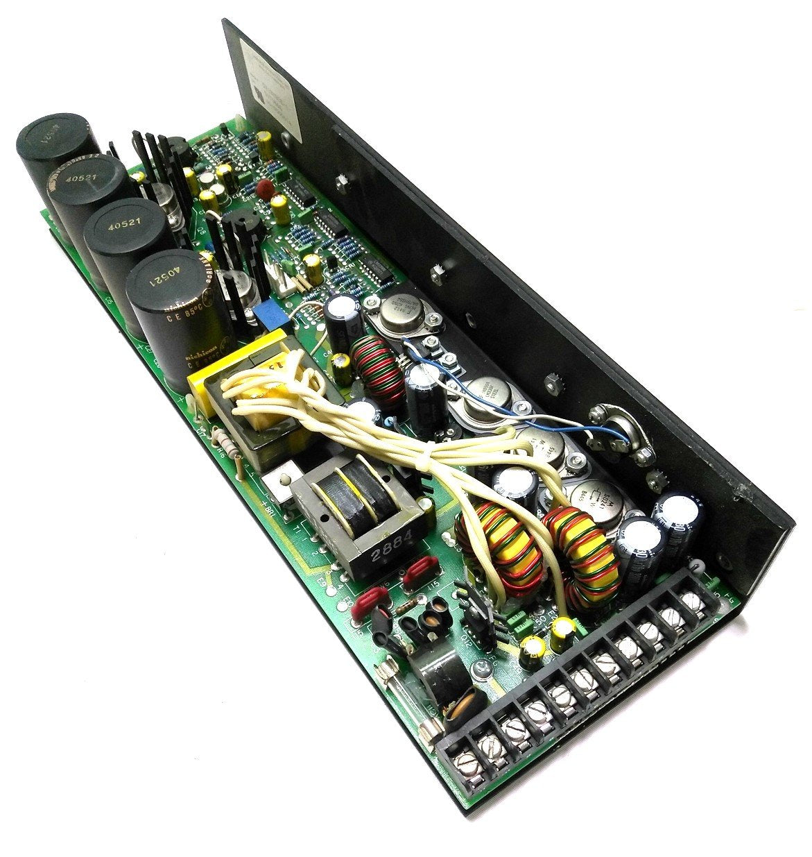 Used Cherokee International QX1B2BCE-1 Power Supply 11 Screw Terminal 14¾ x 5 x 2½"