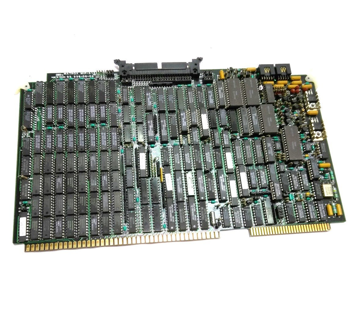 Used Matrox MIP-512-M-10 I/O Card, 43 & 30 Finger 50 Pin 2x 10 Pin Connectors