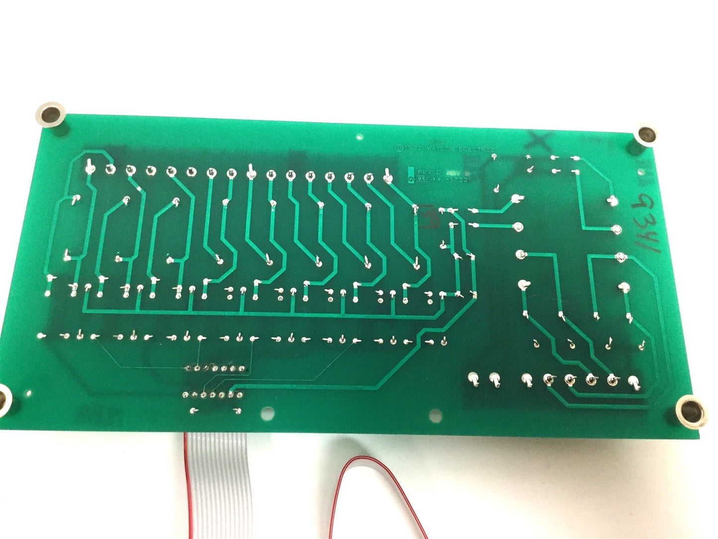 Used Watlow Electric A007-1732 Temperature Control Board, Rev D, 1992, QCI-1-0-1732