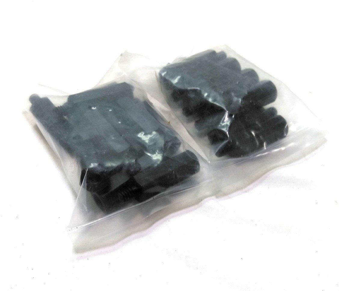 Used Lot of 20 Male-Female Threaded Hex Standoff, 1 ?" Long, ¼-20 ?" Stud, ½" Hex