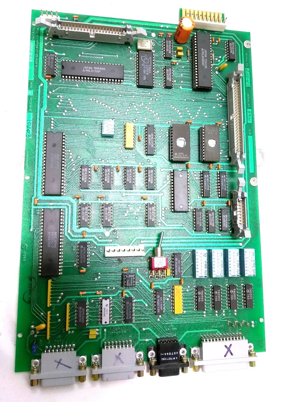 Used Parker 2100-4 Compumotor Indexer, 117VAC 0.2A, 25 Pin, 2x 15 Pin, 9 Pin D-Sub