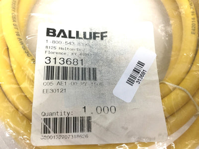New Bulluff C05AE100VY150F Sensor Cable Length: 15M, 3 Pin, Voltage: 600V