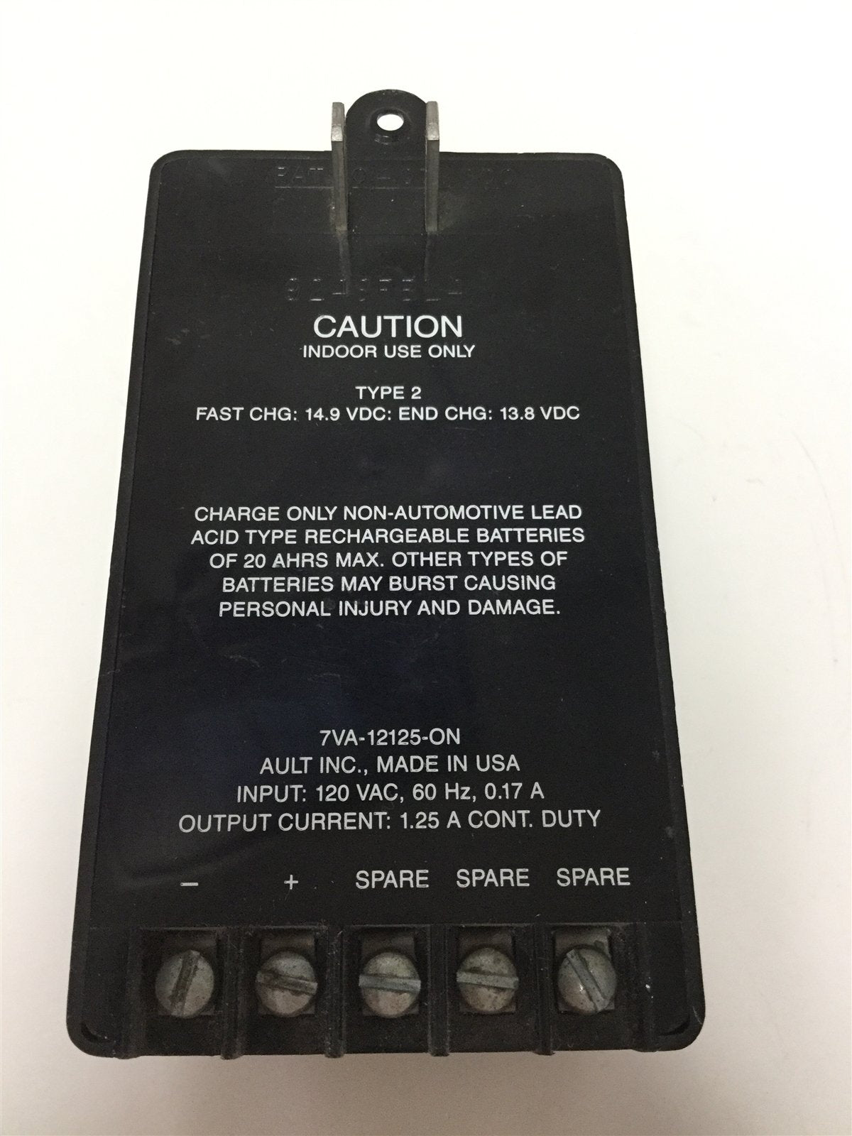 Used Power Sonic PSC-121250-A Automatic Battery Charger, Input: 120VAC, Output: 12V