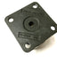 Used Footmaster GD-100 Leveling Caster, 3" Nylon Wheel, 3.75" x 3.75" Top Plate