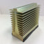 Used Lot of 2 Aluminum Semiconductor Style Heat Sinks, 6" x 5" x 2.5" Finns: 22, HS3