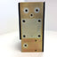Used Lot of 2 Aluminum Semiconductor Style Heat Sinks, 6" x 5" x 2.5" Finns: 22, HS3
