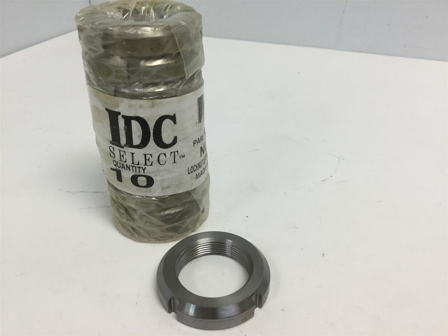 New Lot of 10 New Whittet-Higgins NL07 Left Hand Threaded Retaining Locknut 1.376-18