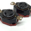 Used Lot of 2 Leviton 70720-FR L7-20 Locking Electrical Receptacle Socket 20A, 277VAC