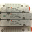 Used Lot of 3 SMC Solenoid Valves, 2x SV2100-5FU 2-Pos 5-Way, SV2300-5FU 3-Pos 5-Way