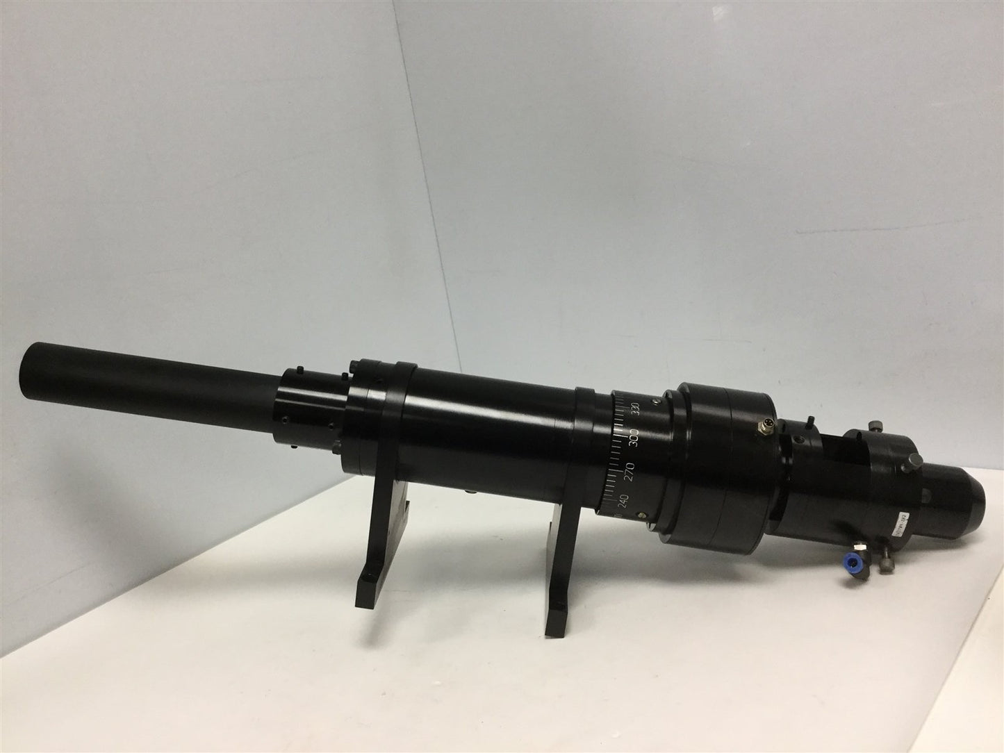 Used Laser Collimator Beam Expander, 360 Deg Adjustment, 4-pin M8-1.0 Sensor Port