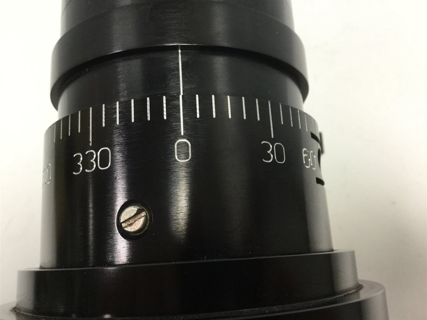 Used Laser Collimator Beam Expander, 360 Deg Adjustment, 4-pin M8-1.0 Sensor Port