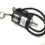Used Yaskawa SGMAH-A3BAF21 AC Sigma II Servo Motor, 30W, 100V, 6mm Shaft Dia