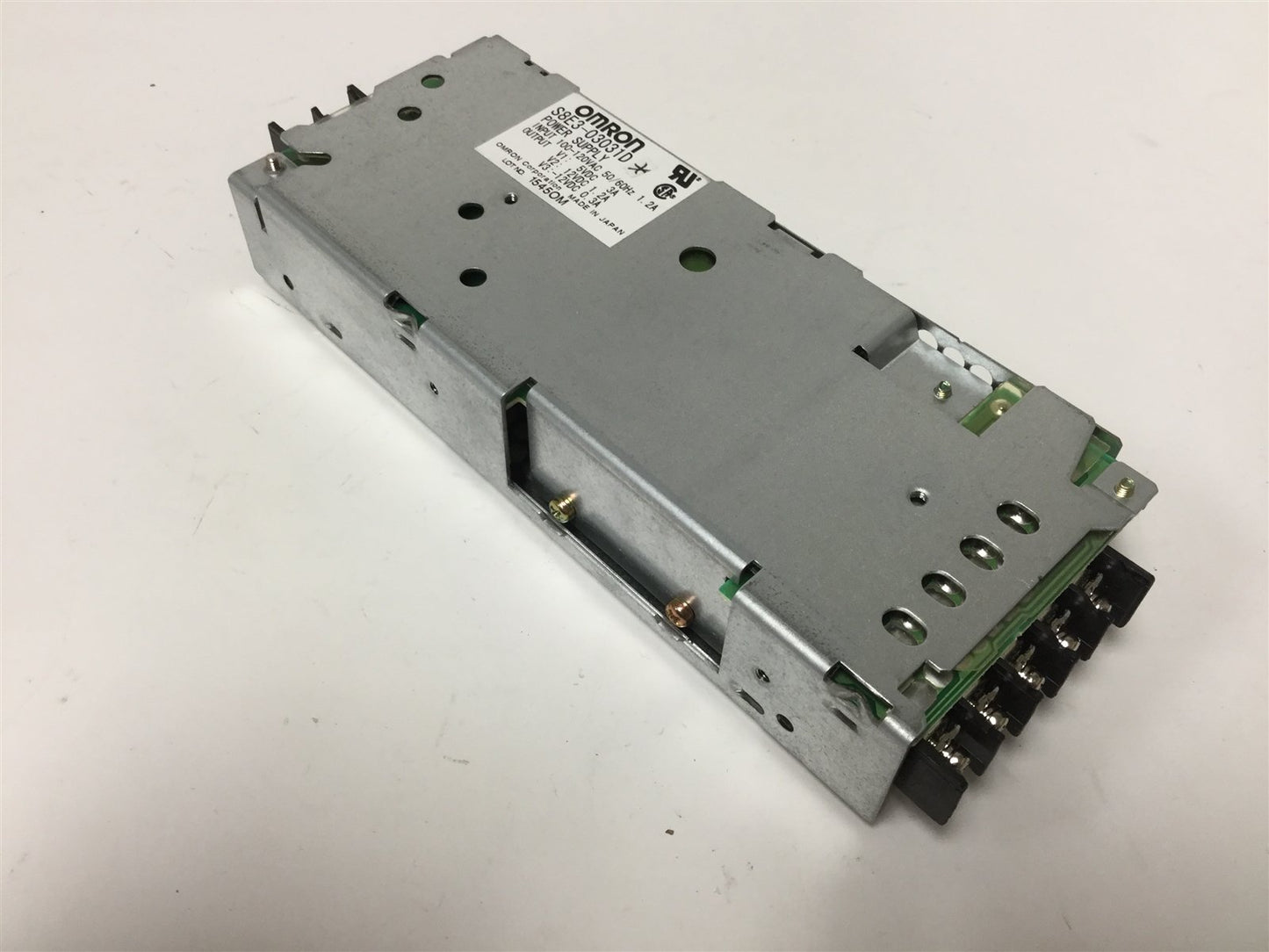 Used Omron S8E3-03031D Power Supply, Input: 100-120VAC, Output: 5VDC/12VDC/-12VDC