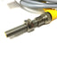 Used Turck Bi2-EG08-VN6X-H1341 Inductive Sensor, Sensing: 2mm, With 90 Degree Cable