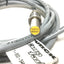 Used Turck Bi2-EG08-VN6X-H1341 Inductive Sensor, Sensing: 2mm, With Eurofast Cable