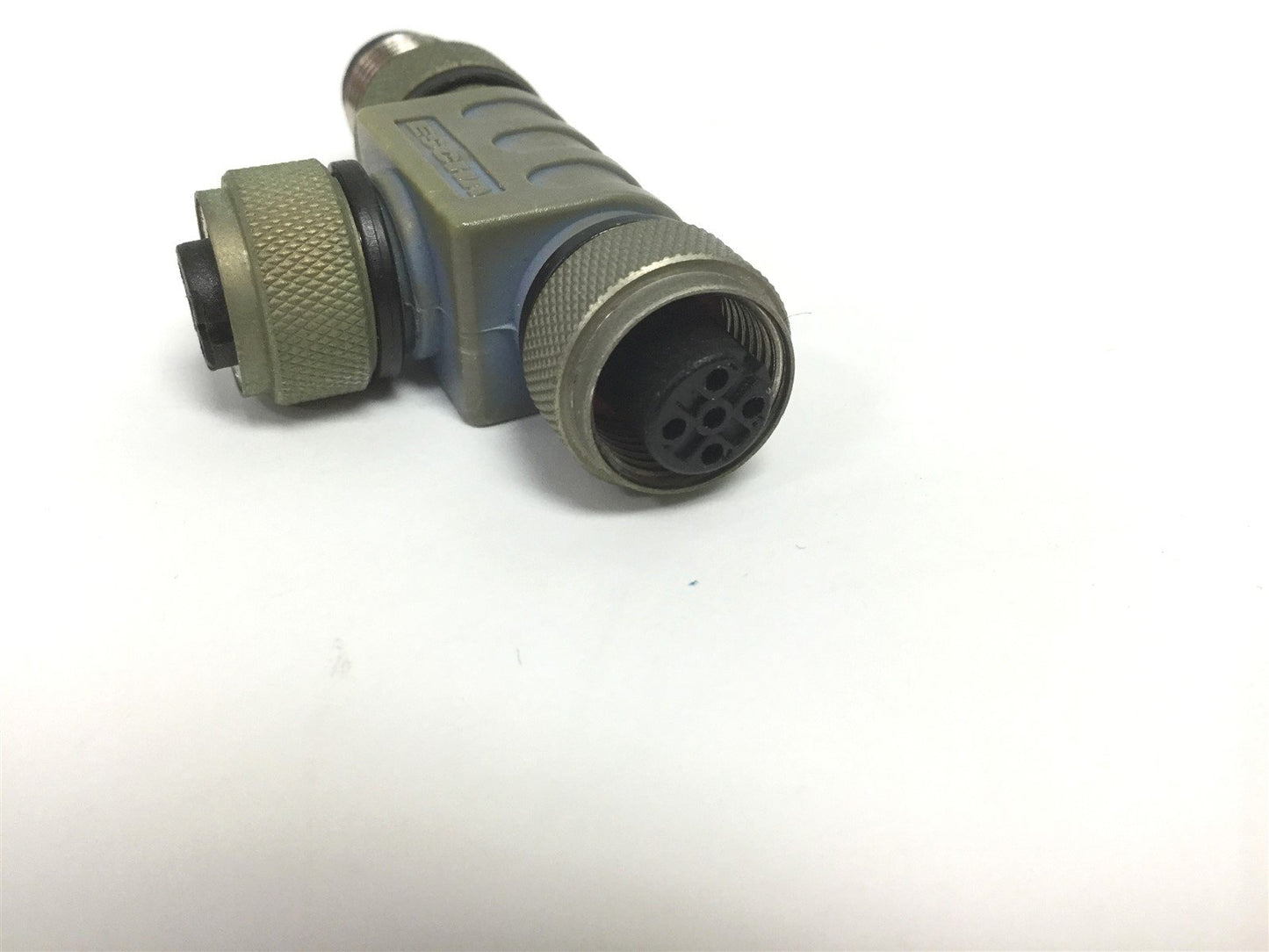 Used Escha FKM5-FKM5-FSM5 Coupling Tee, M12x1 5 Pin Connector, Voltage: 60V 4 A