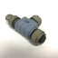 Used Escha FKM5-FKM5-FSM5 Coupling Tee, M12x1 5 Pin Connector, Voltage: 60V 4 A