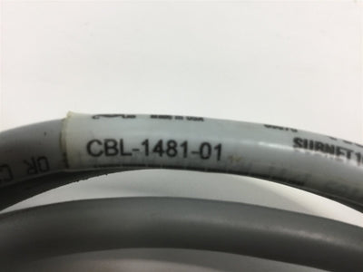 Used Datalogic CBL-1481-01 EMS RFID Subnet16 Cable 5-Pin M12x1-Male to Male, 1 Meter