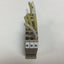 Used Lot of 21 Weidmuller 1608540000 Terminal Blocks 3 Contacts 30-12 AWG  2.5mm