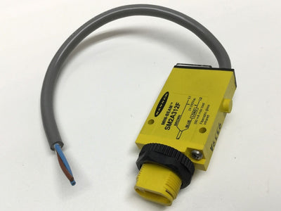 Used Banner SM2A312F Mini-Beam Fiber Optic Sensor Amplifier Infrared 880nm 24-240VAC