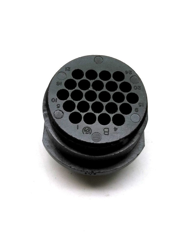 New Lot of 3 TE Connectivity 206838-2 Panel Mount Receptacle Housing, 24 Pin 1½"