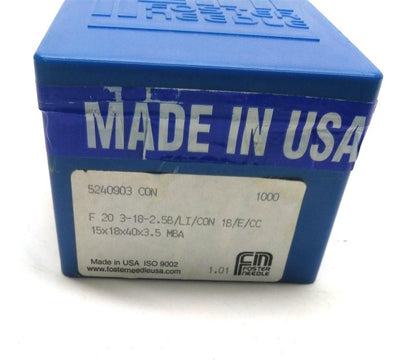 New Foster Needle 15x18x40x3.5 MBA 1000 Felting Needles, Length: 3 3/4"