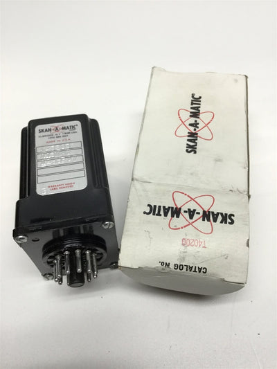New Skan-A-Matic T40200 Sensor Amplifier Relay Control SSR Output w/ Power Supply