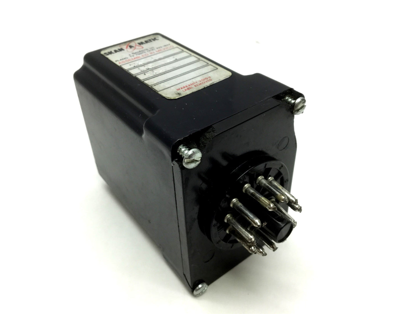 Used Skan-A-Matic T40200 Sensor Amplifier Relay Control SSR Output w/ Power Supply