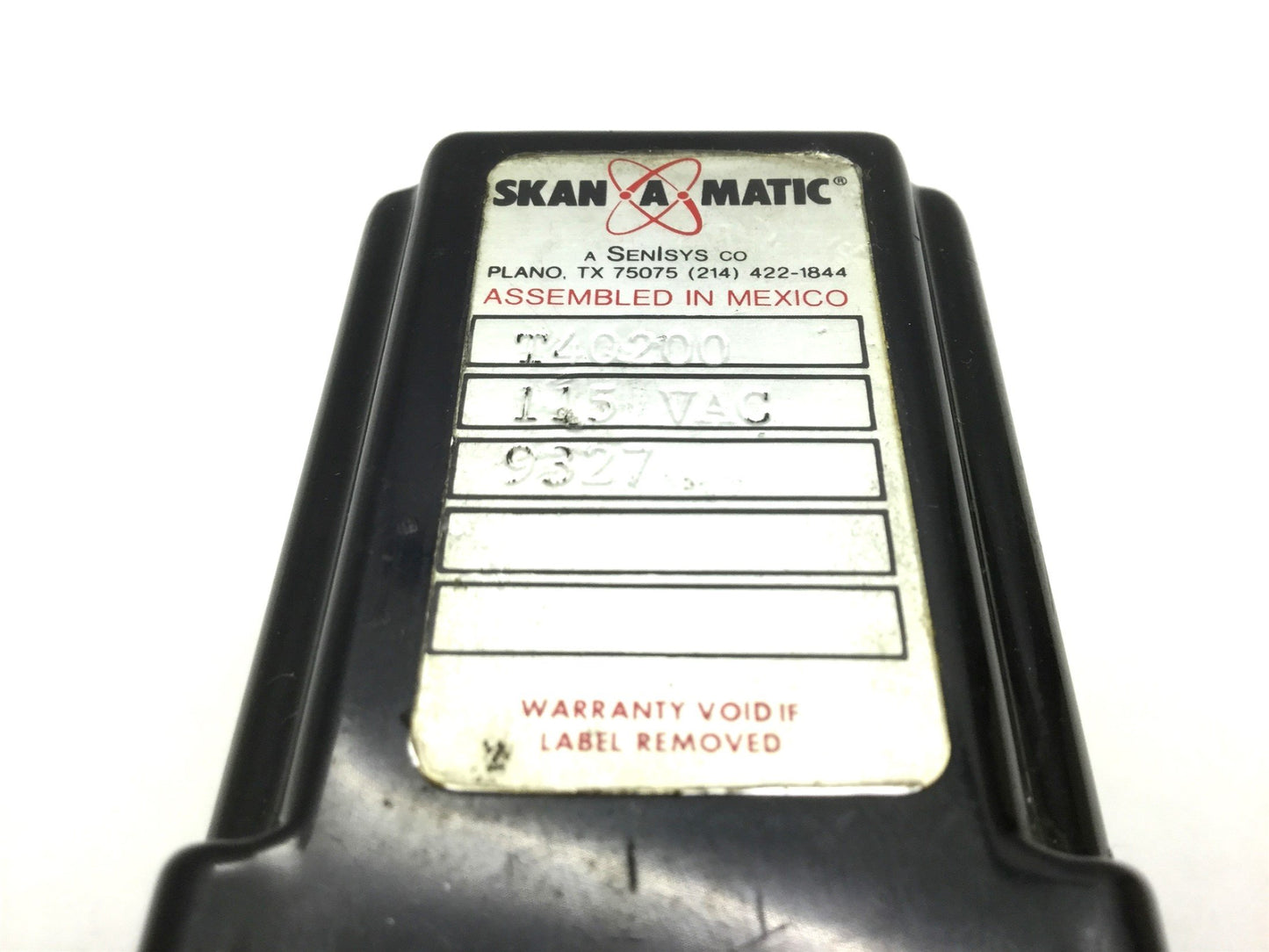 Used Skan-A-Matic T40200 Sensor Amplifier Relay Control SSR Output w/ Power Supply