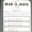 Used Skan-A-Matic T41300 High-Speed Sensor Amplifier Relay Control w/ Power Supply