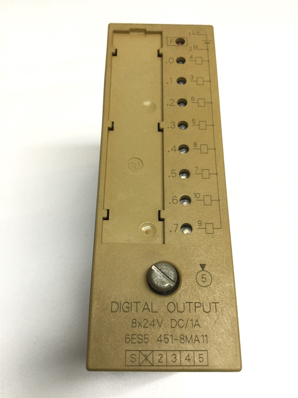 Used Siemens 6ES5 451-8MA11 Simatic S5 Digital Output Module Units, 8-Point, 24VDC
