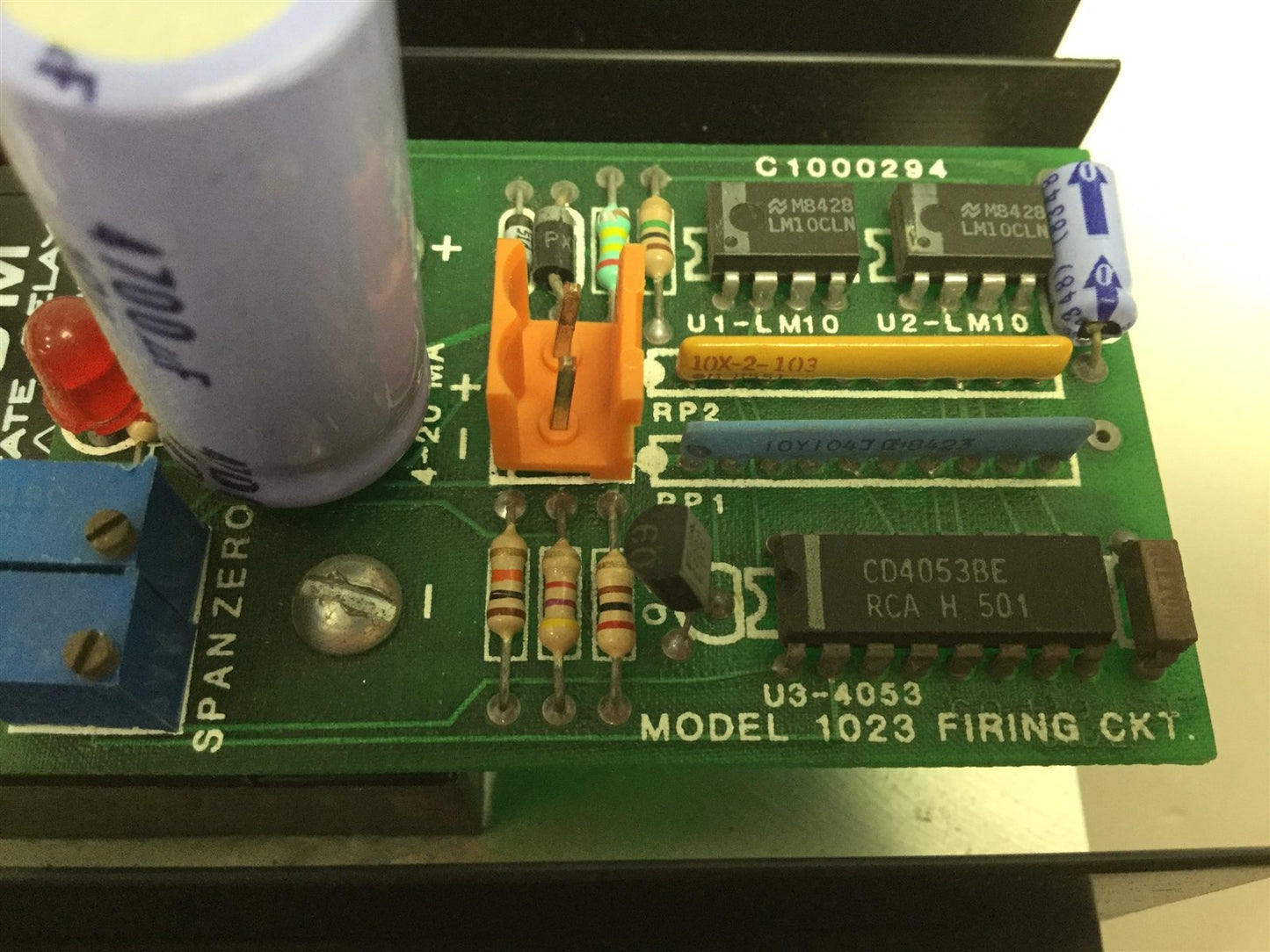 Used Control Concepts 1023 Time Proportioning Zero-Cross Power Controller, 280/480V