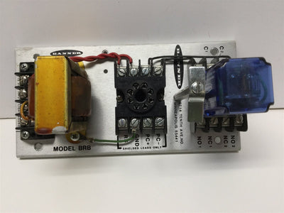 Used Banner BRB Relay Control Base Photoelectric Sensor Amplifier Logic Plug-In BR-2