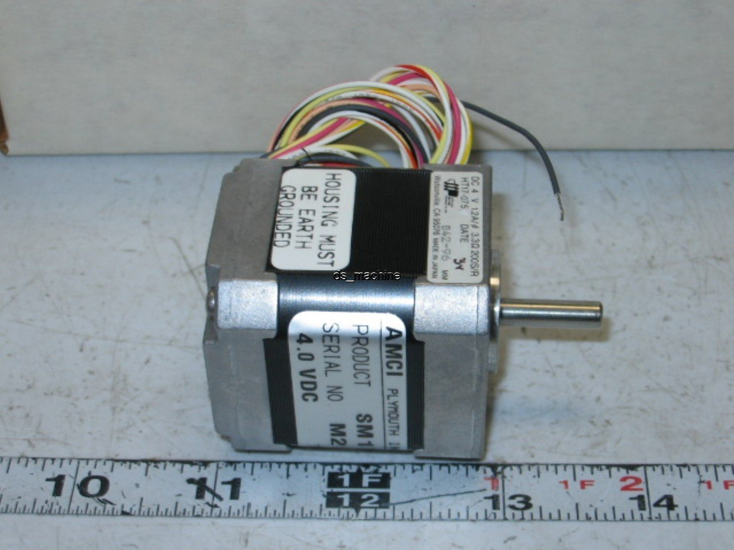 New AMCI SM17-A44 Size 17 Stepper Motor 4VDC 1.2A/Phase 3.3OHM