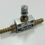 Used Lot of 6 Parker KM-22-015 Manual In-Line Flow Control Valves w/ Barbed Fittings