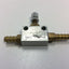 Used Lot of 6 Parker KM-22-015 Manual In-Line Flow Control Valves w/ Barbed Fittings