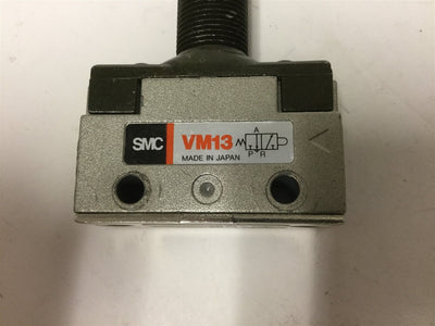 New SMC VM130-01-07 Cross Roller Plunger Valve, 2-Position 2-Port, 1/8" Ports