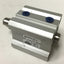 Used SMC NCQ2WB25-15D-XB6 Compact Double Rod Cylinder, Bore: 25mm, Stroke: 15mm
