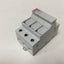 Used ETI VLC10 3-Pole Fuse Holder, Rating: 3W 32A 690VAC, DIN Rail Mounting