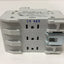 Used ETI VLC10 3-Pole Fuse Holder, Rating: 3W 32A 690VAC, DIN Rail Mounting