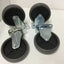 New Lot of 4 New Casters, 2x Swivel and 2x Rigid, Wheel Diameter: 4.925" (125mm)